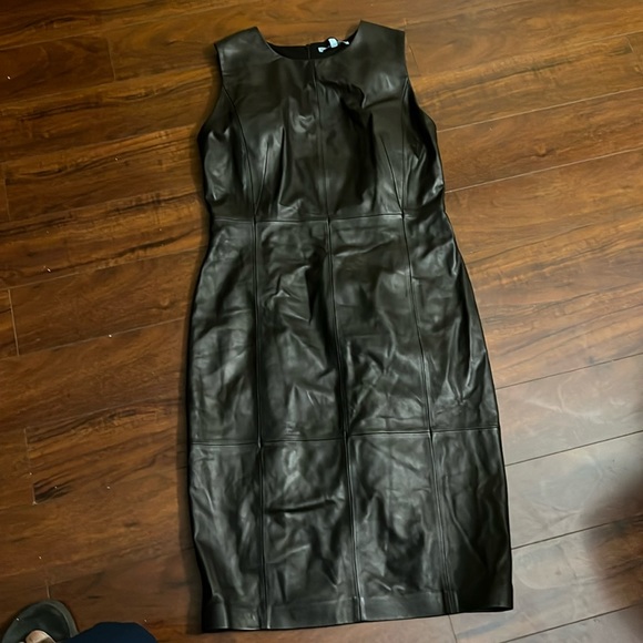 ANTONIO MELANI Dresses & Skirts - Luxury  collection Antonio Melani very nice woman leather dress